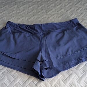Spyder Blue Athletic Shorts with Elastic Waistband